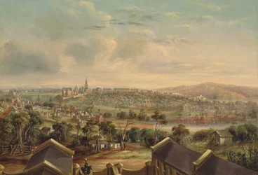 Sydney from Woolloomooloo, 1849